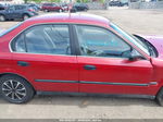 1998 Honda Civic Lx Red vin: 1HGEJ6676WL025973