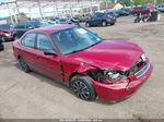 1998 Honda Civic Lx Red vin: 1HGEJ6676WL025973