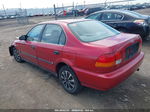 1998 Honda Civic Lx Red vin: 1HGEJ6676WL025973