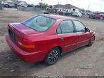 1998 Honda Civic Lx Red vin: 1HGEJ6676WL025973