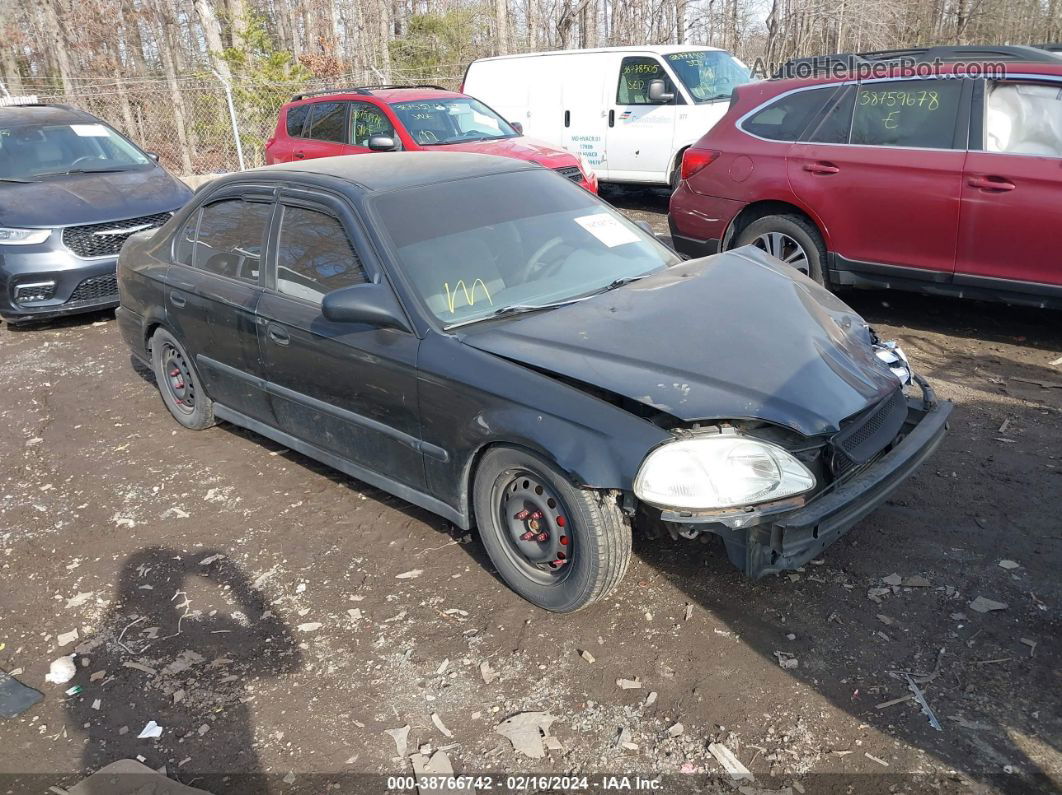 1998 Honda Civic Lx Black vin: 1HGEJ6676WL054339