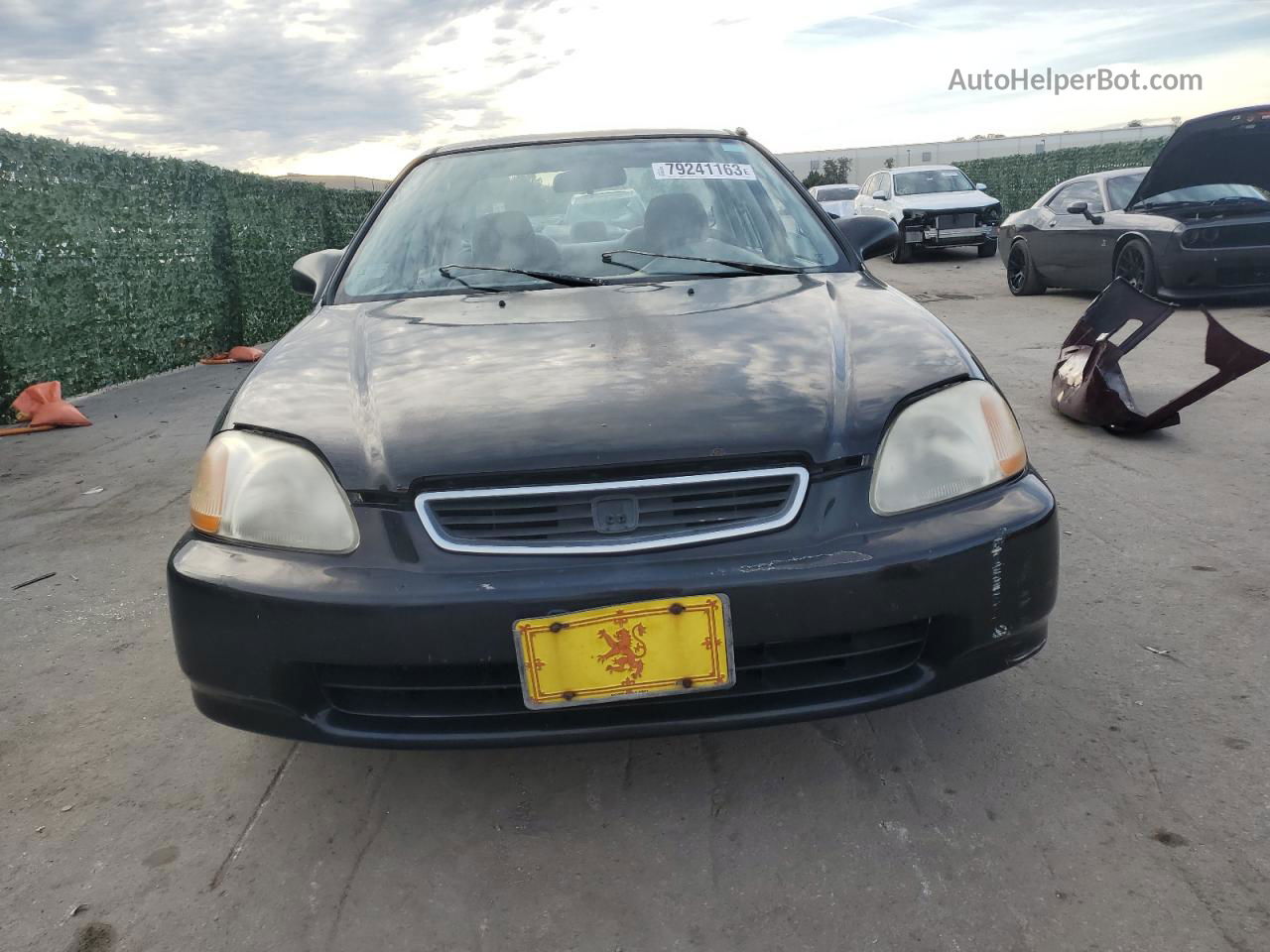 1996 Honda Civic Lx Black vin: 1HGEJ6677TL050196