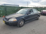 1996 Honda Civic Lx Black vin: 1HGEJ6677TL050196