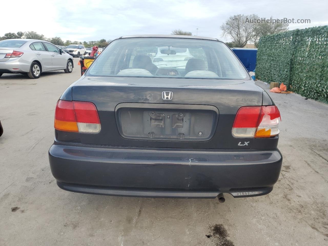 1996 Honda Civic Lx Black vin: 1HGEJ6677TL050196