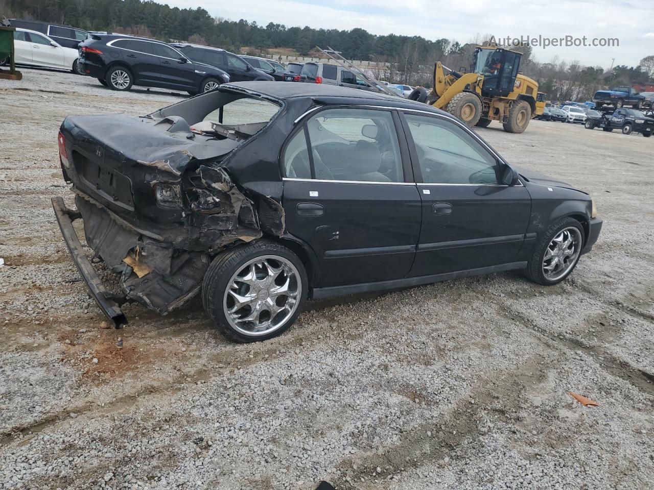 1996 Honda Civic Lx Black vin: 1HGEJ6678TL046223