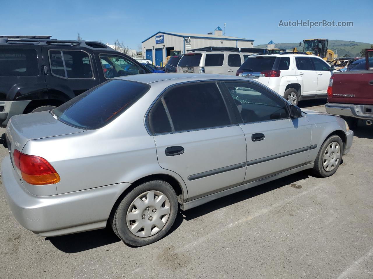 1998 Honda Civic Lx Gray vin: 1HGEJ6678WL049305