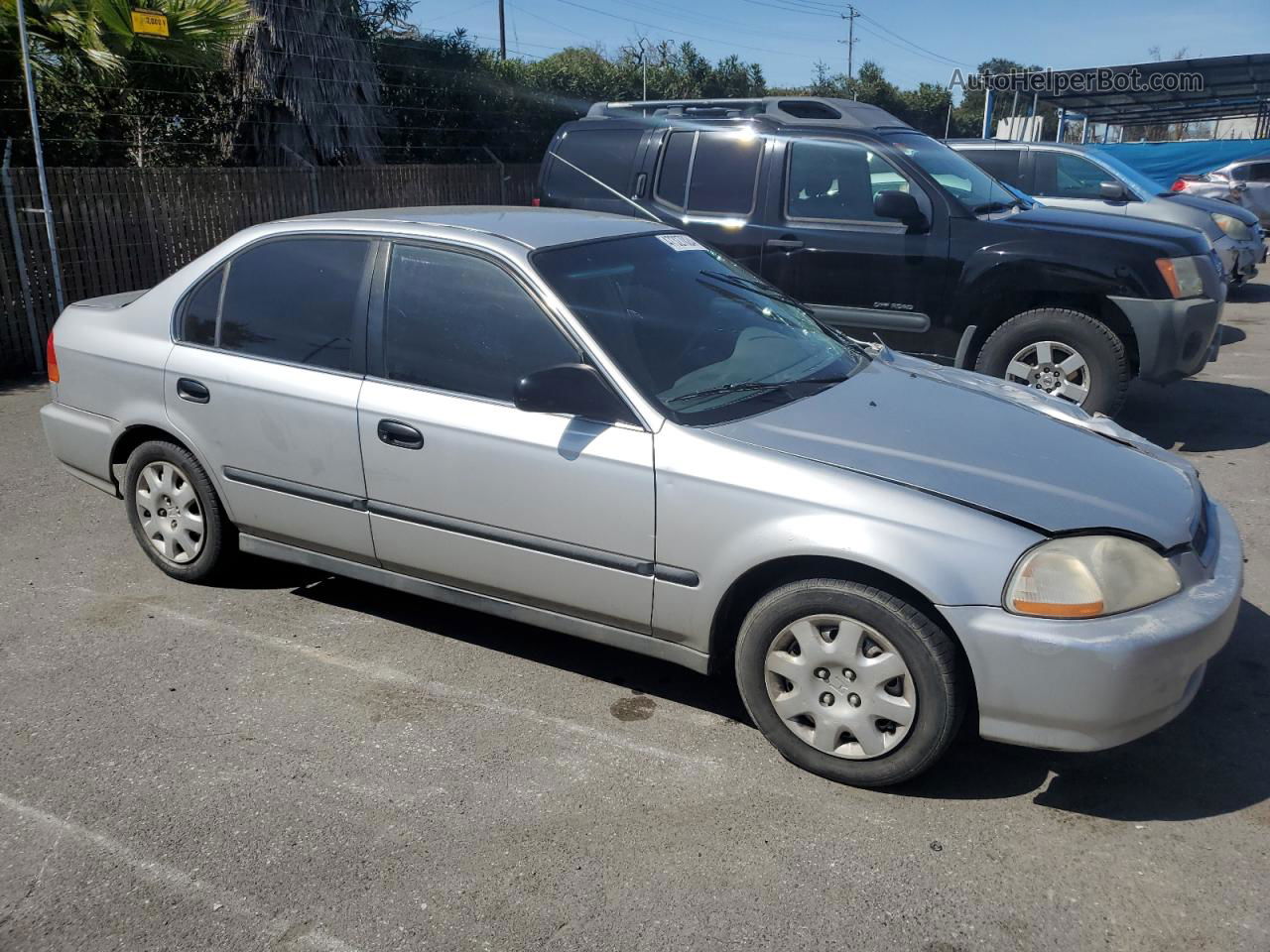 1998 Honda Civic Lx Gray vin: 1HGEJ6678WL049305