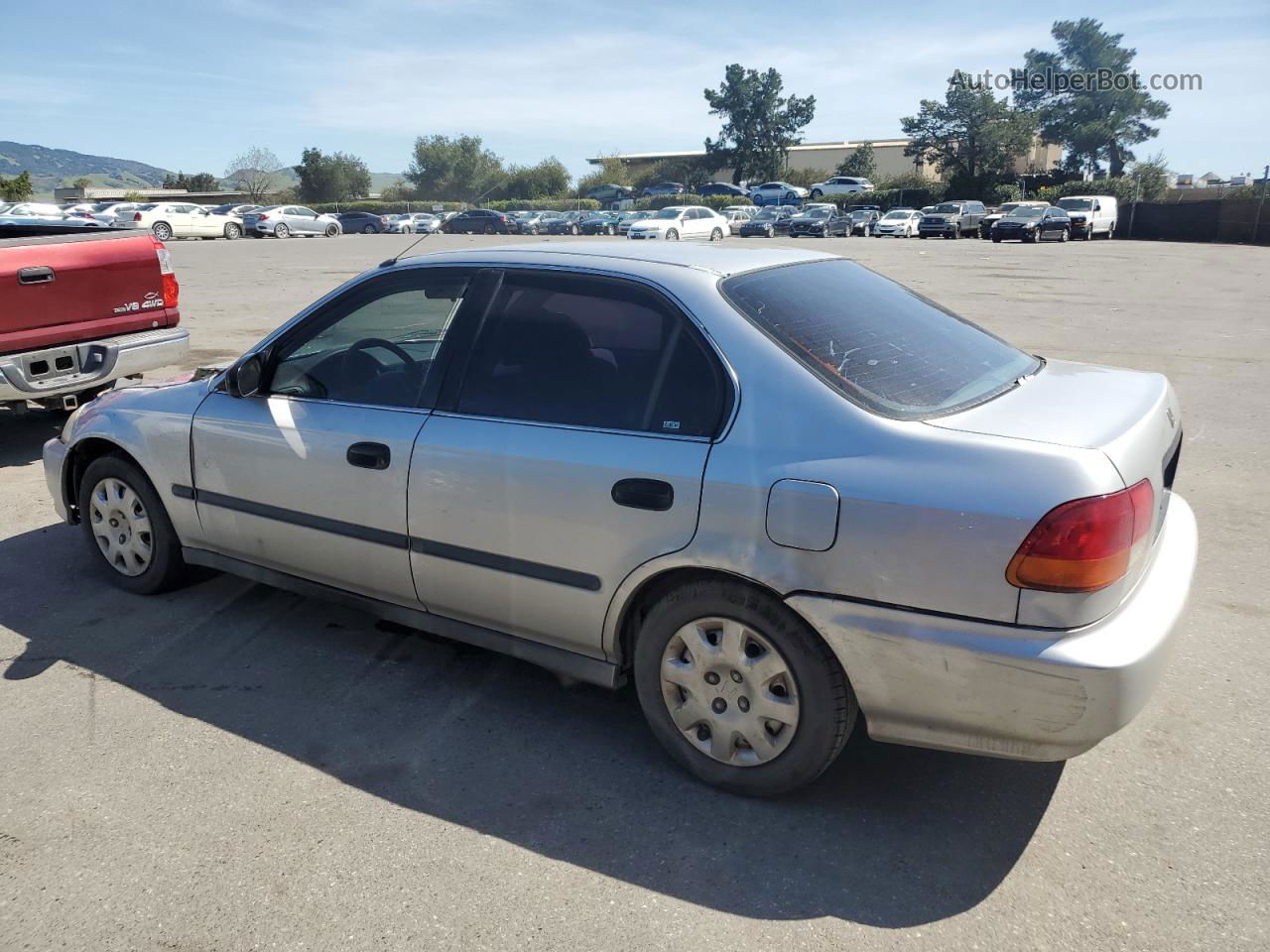 1998 Honda Civic Lx Gray vin: 1HGEJ6678WL049305