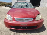 1998 Honda Civic Lx Красный vin: 1HGEJ667XWL015737