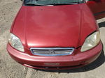 1998 Honda Civic Lx Красный vin: 1HGEJ667XWL015737