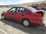 1998 Honda Civic Lx Red vin: 1HGEJ667XWL015737