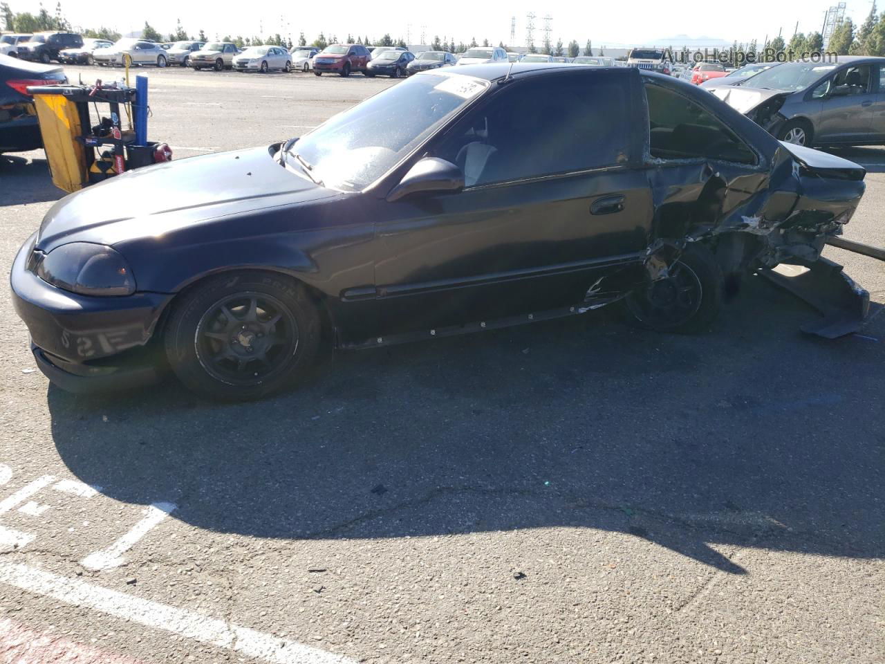 1998 Honda Civic Hx Black vin: 1HGEJ7123WL105880