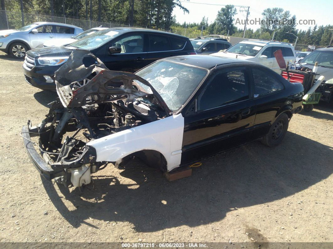 1996 Honda Civic Hx Black vin: 1HGEJ7125TL021510