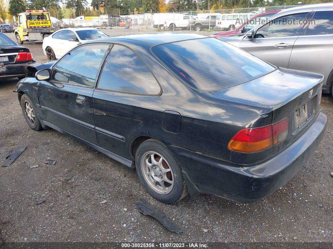 1996 Honda Civic Hx Black vin: 1HGEJ7127TL033870