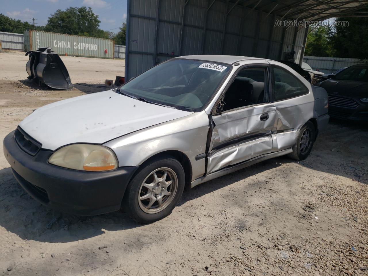 1998 Honda Civic Hx Silver vin: 1HGEJ7129WL112882