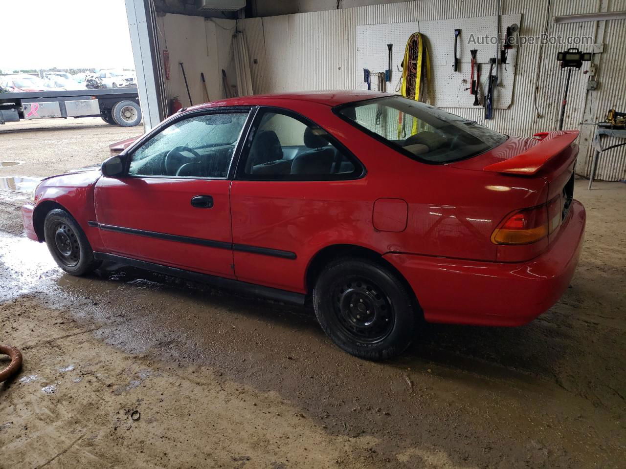 1998 Honda Civic Hx Red vin: 1HGEJ7221WL021992