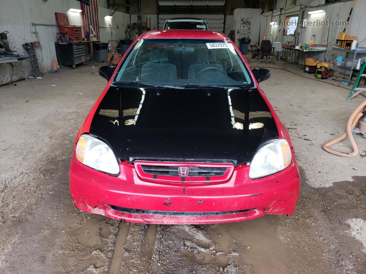 1998 Honda Civic Hx Red vin: 1HGEJ7221WL021992