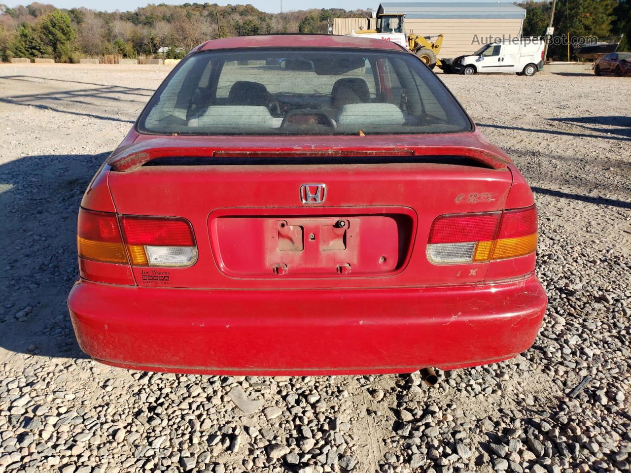 1998 Honda Civic Ex Red vin: 1HGEJ8141WL100331