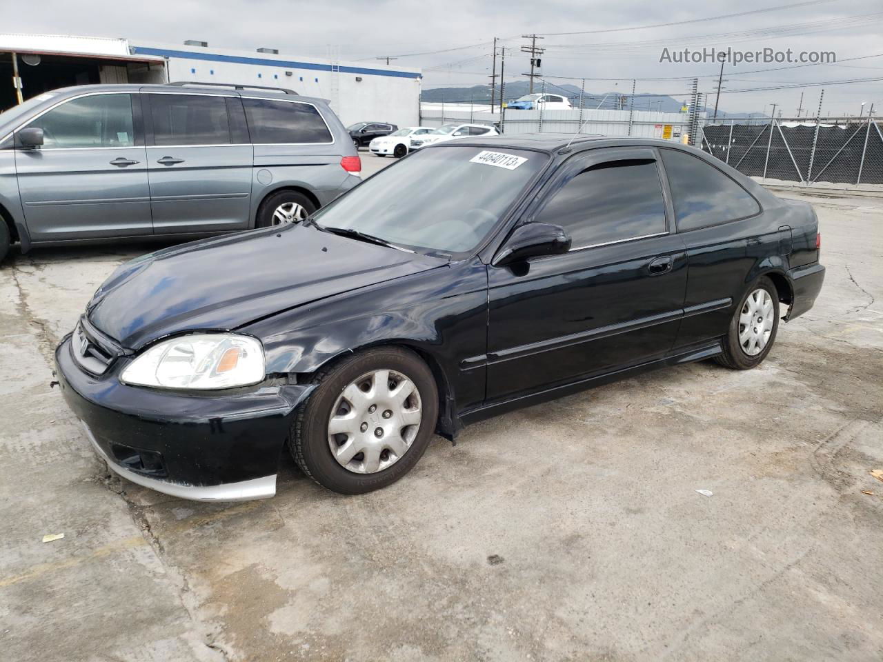 1999 honda civic si black