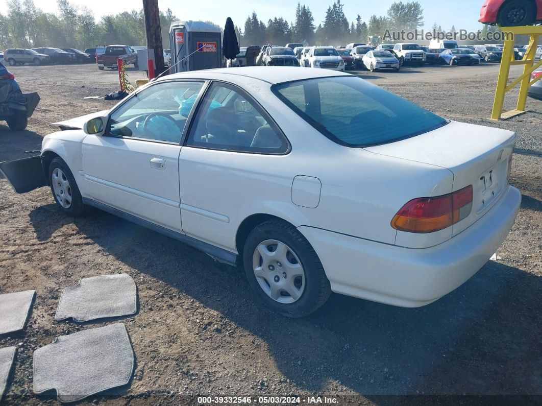 1998 Honda Civic Ex White vin: 1HGEJ8143WL121746