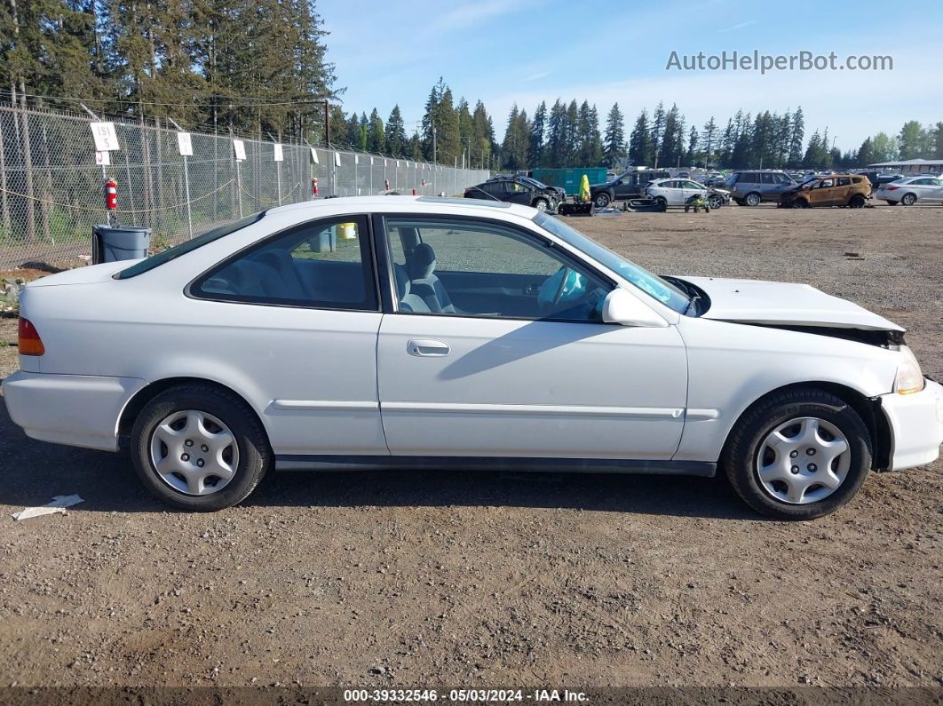 1998 Honda Civic Ex White vin: 1HGEJ8143WL121746