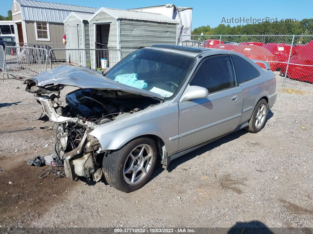 1998 Honda Civic Ex Silver vin: 1HGEJ8143WL132259