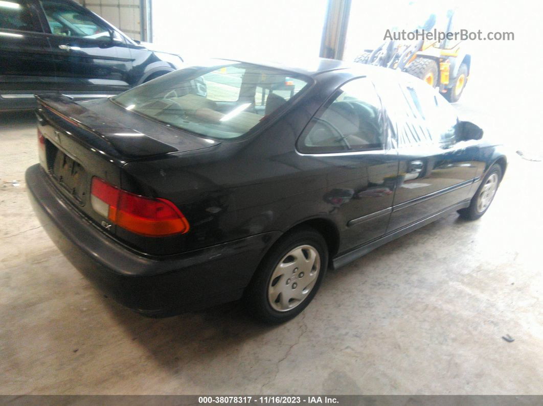 1996 Honda Civic Ex Black vin: 1HGEJ8144TL032036