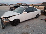 1996 Honda Civic Ex White vin: 1HGEJ8144TL054666