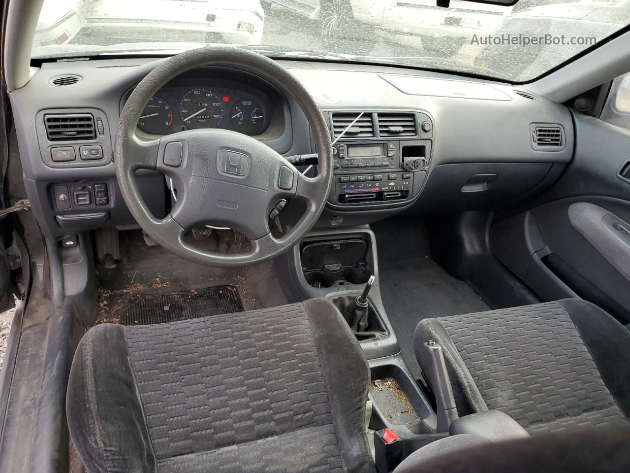 1996 Honda Civic Ex Black vin: 1HGEJ8144TL072648