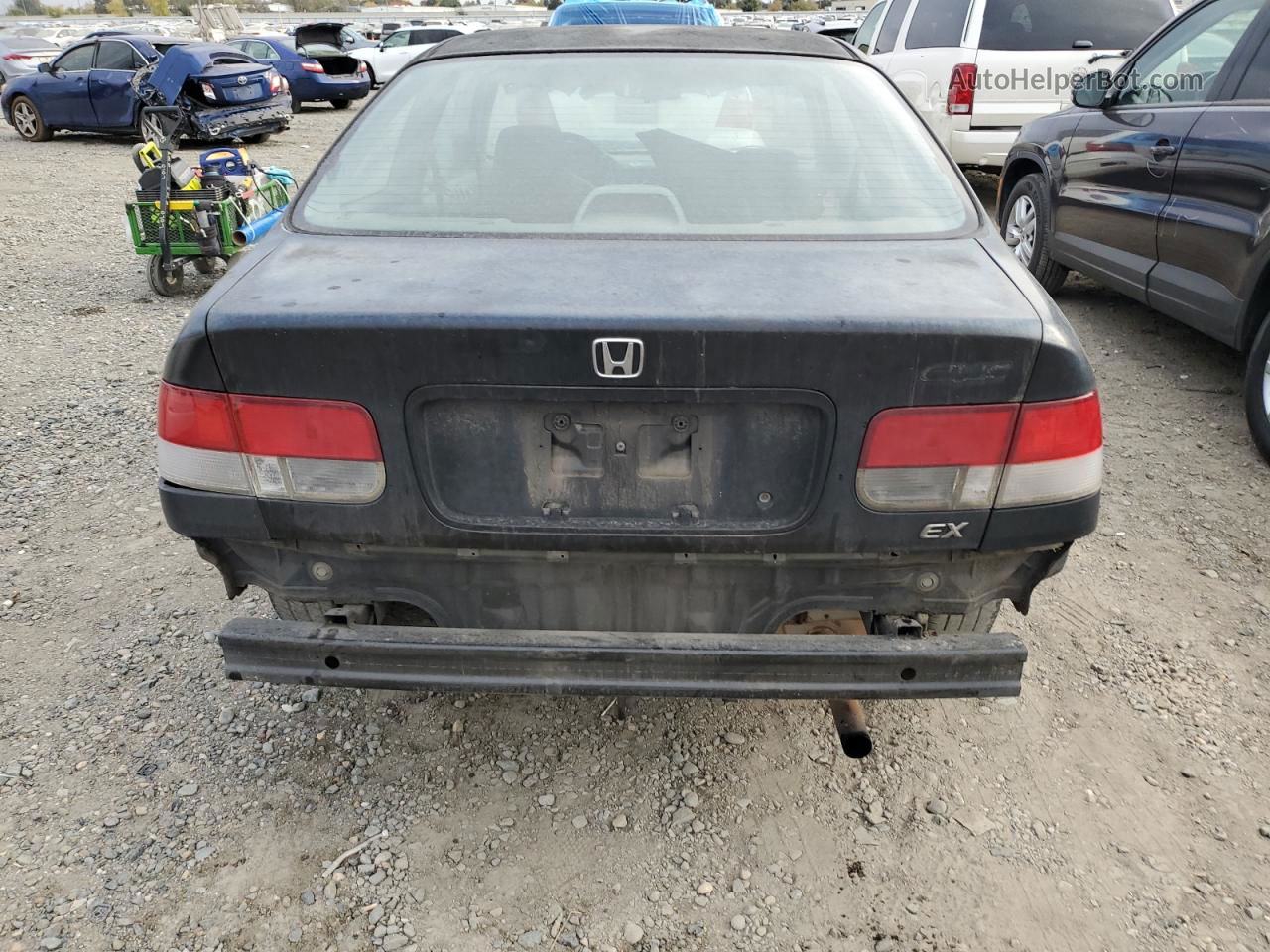 1996 Honda Civic Ex Black vin: 1HGEJ8144TL072648