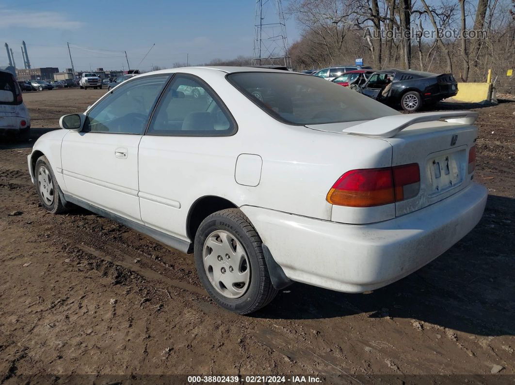 1998 Honda Civic Ex Белый vin: 1HGEJ8145WL109467