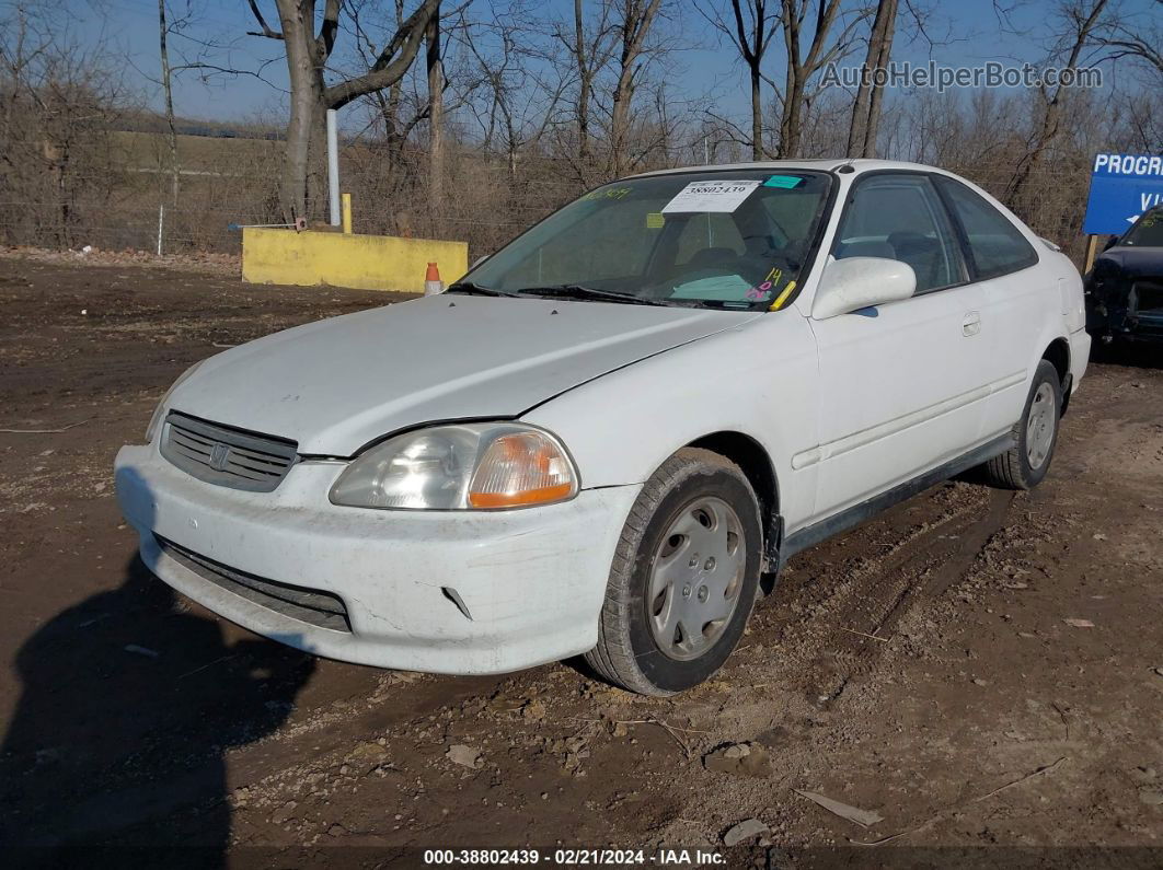 1998 Honda Civic Ex White vin: 1HGEJ8145WL109467