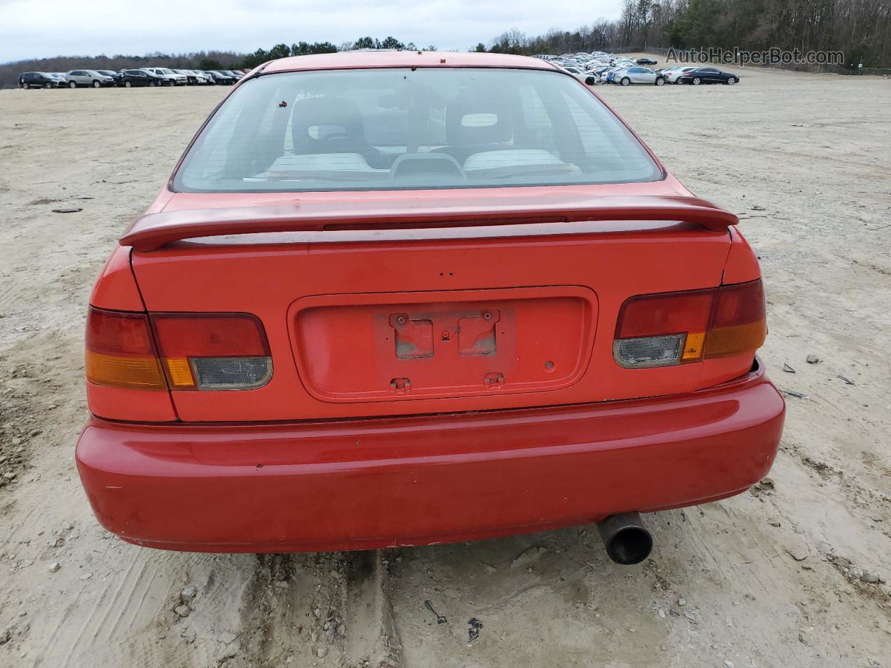 1998 Honda Civic Ex Red vin: 1HGEJ8146WL100910