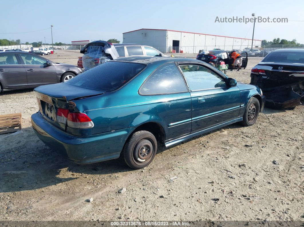 1998 Honda Civic Ex Зеленый vin: 1HGEJ8147WL034853