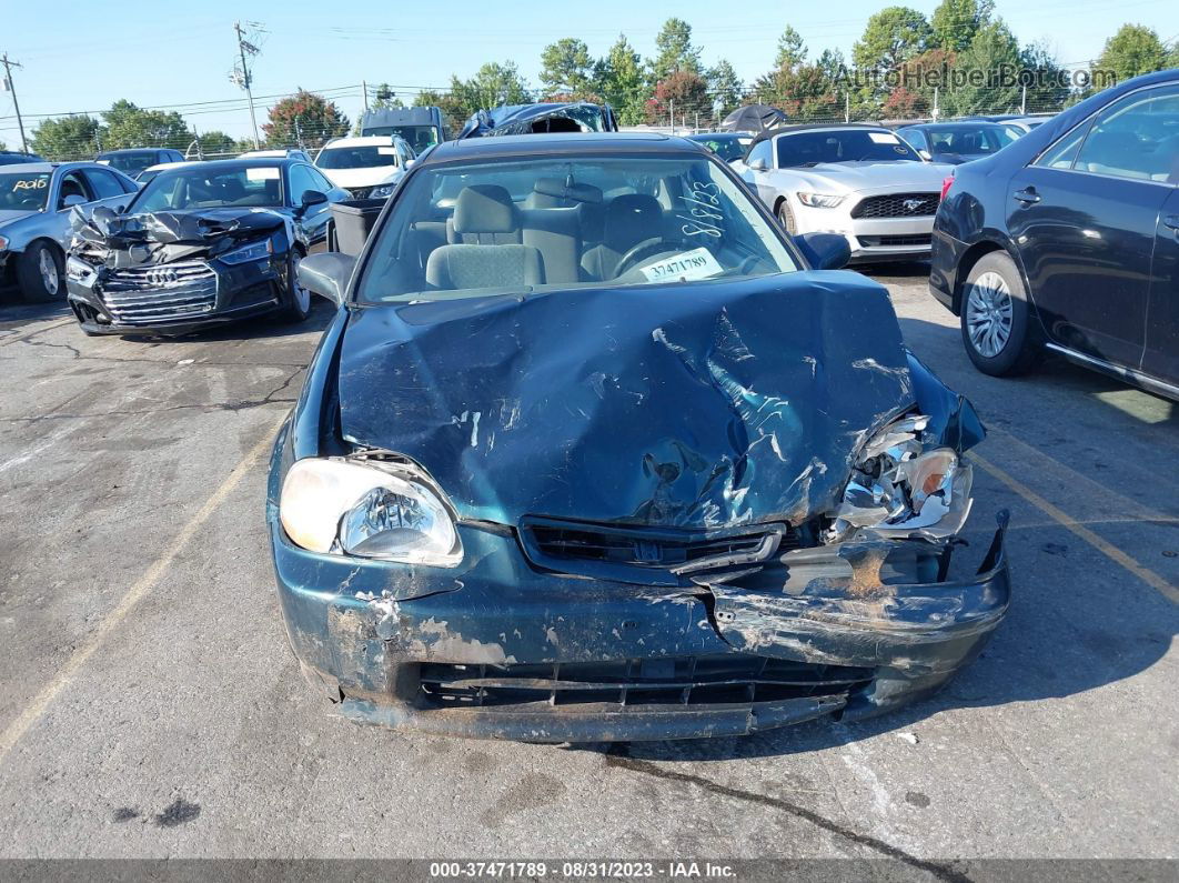 1998 Honda Civic Ex Green vin: 1HGEJ8148WL002235