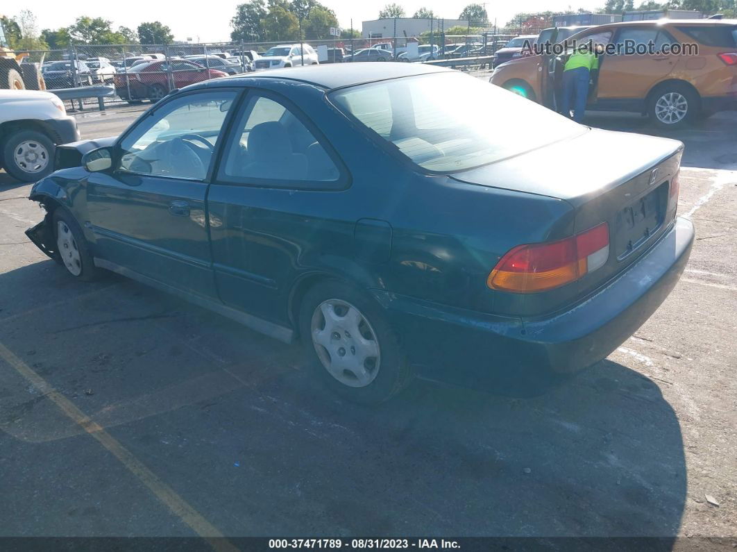 1998 Honda Civic Ex Green vin: 1HGEJ8148WL002235