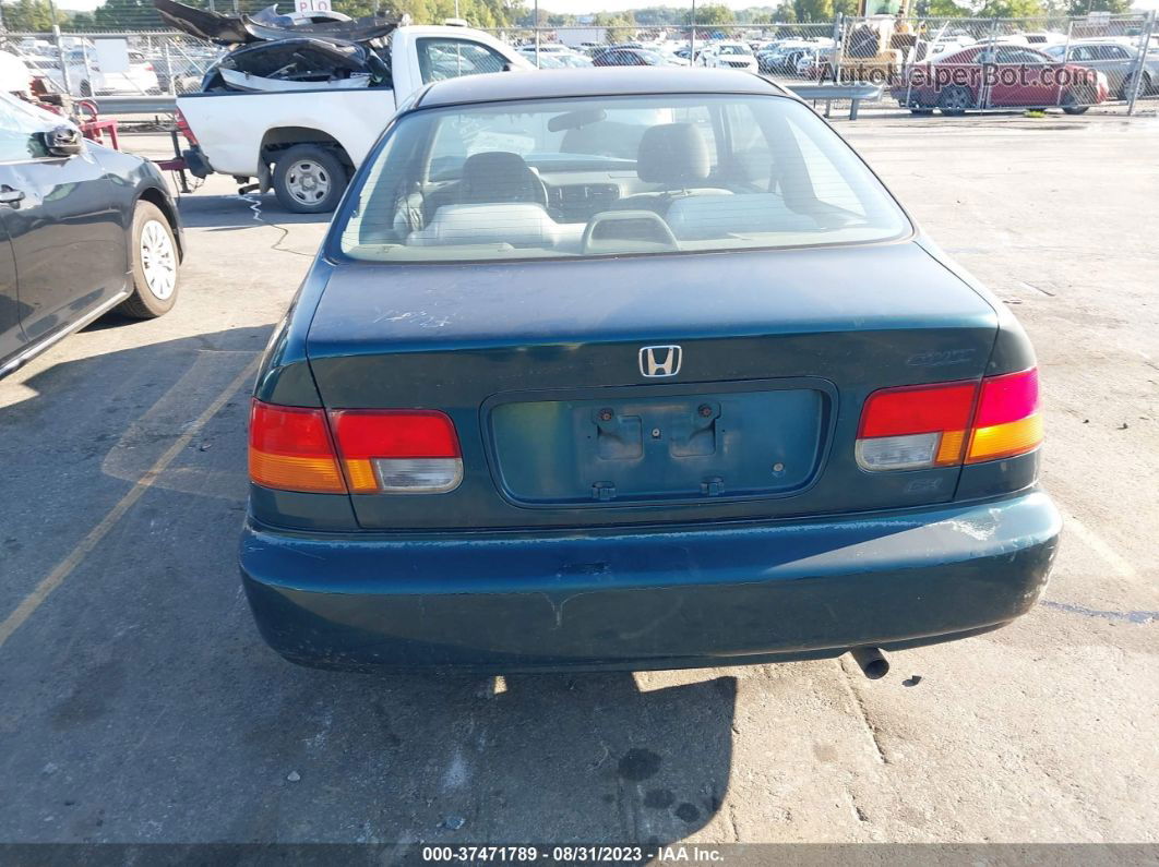 1998 Honda Civic Ex Green vin: 1HGEJ8148WL002235