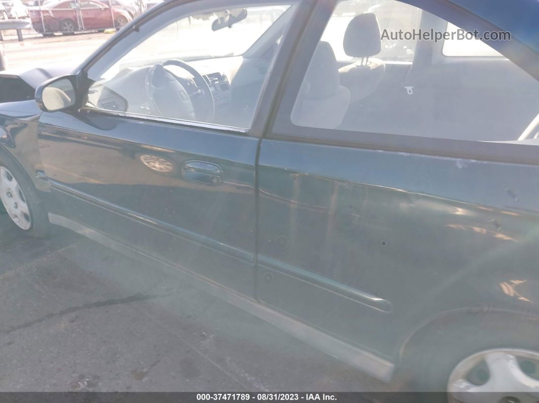 1998 Honda Civic Ex Green vin: 1HGEJ8148WL002235