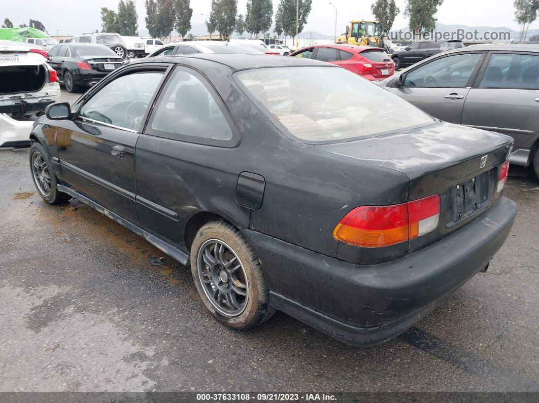 1996 Honda Civic Ex Черный vin: 1HGEJ8149TL009481