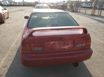 1998 Honda Civic Ex Красный vin: 1HGEJ8149WL003345