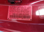1998 Honda Civic Ex Red vin: 1HGEJ8149WL003345