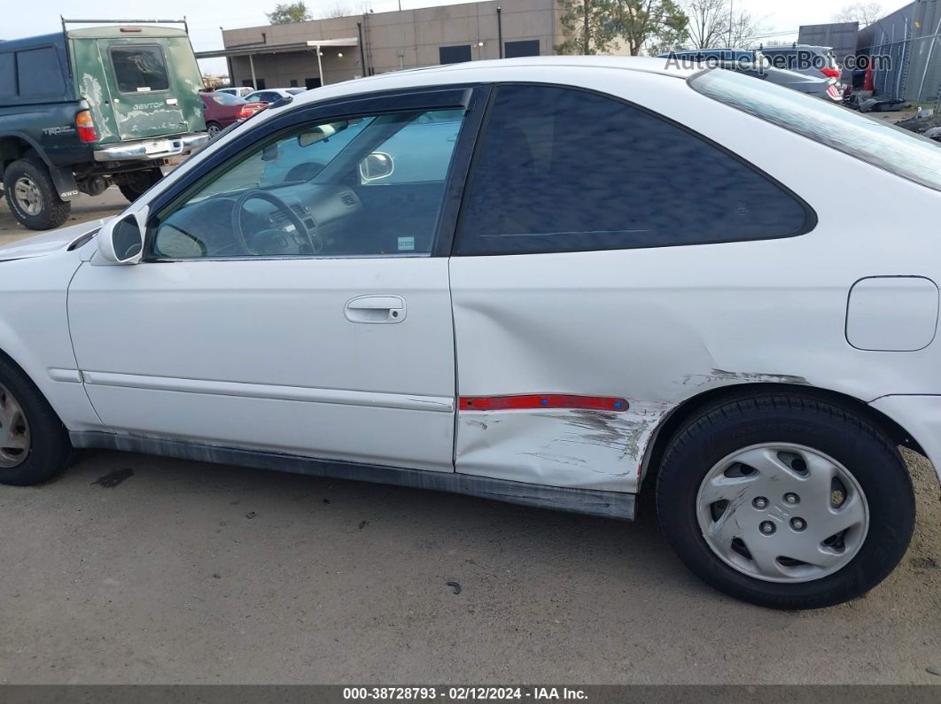 1996 Honda Civic Ex White vin: 1HGEJ8240TL051553