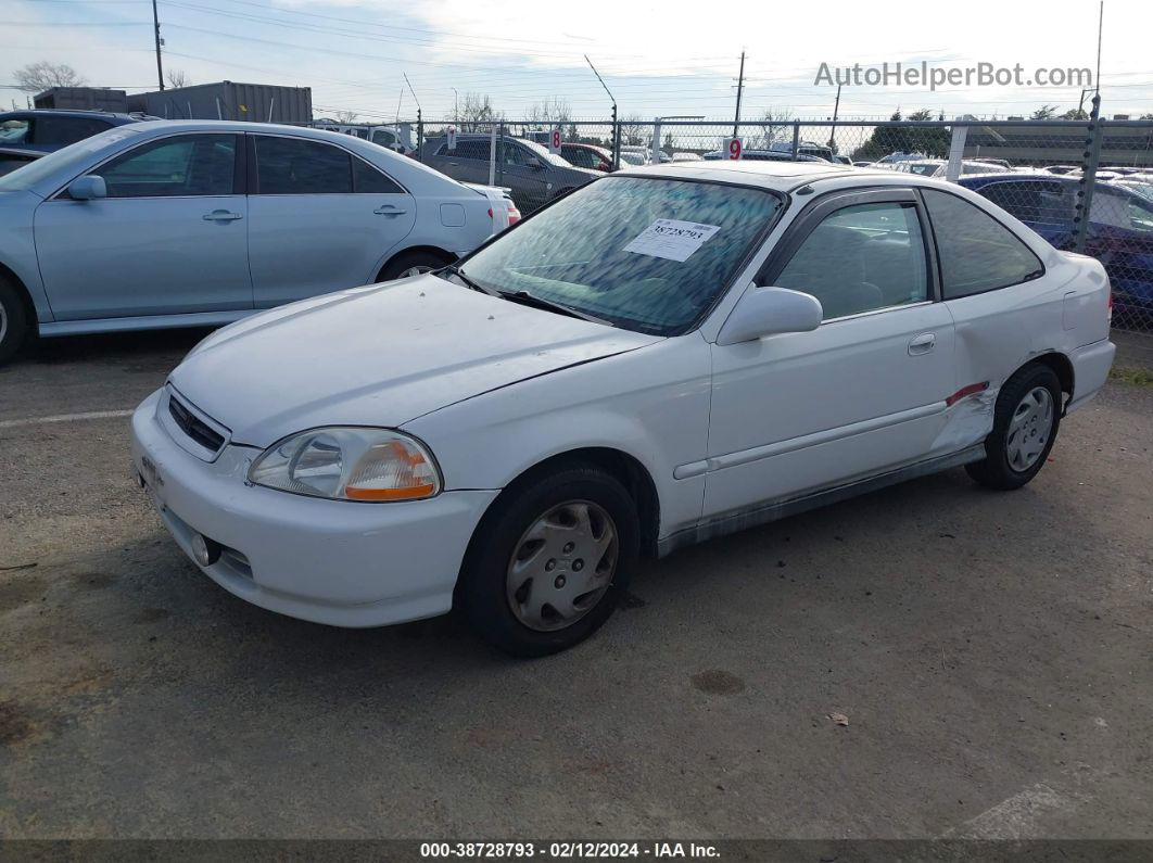 1996 Honda Civic Ex White vin: 1HGEJ8240TL051553