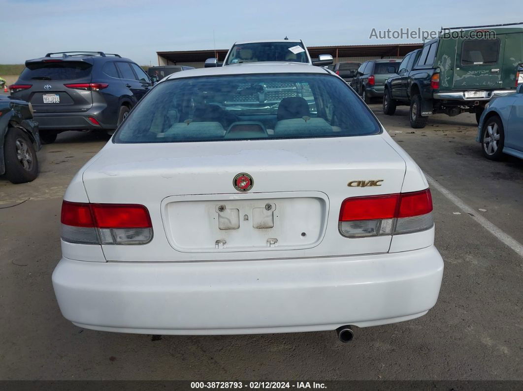 1996 Honda Civic Ex White vin: 1HGEJ8240TL051553