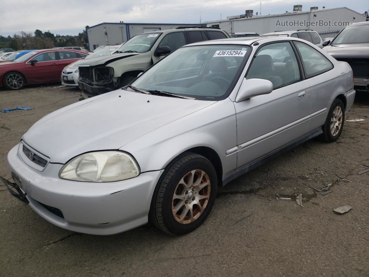 1998 Honda Civic Ex White vin: 1HGEJ8240WL060211