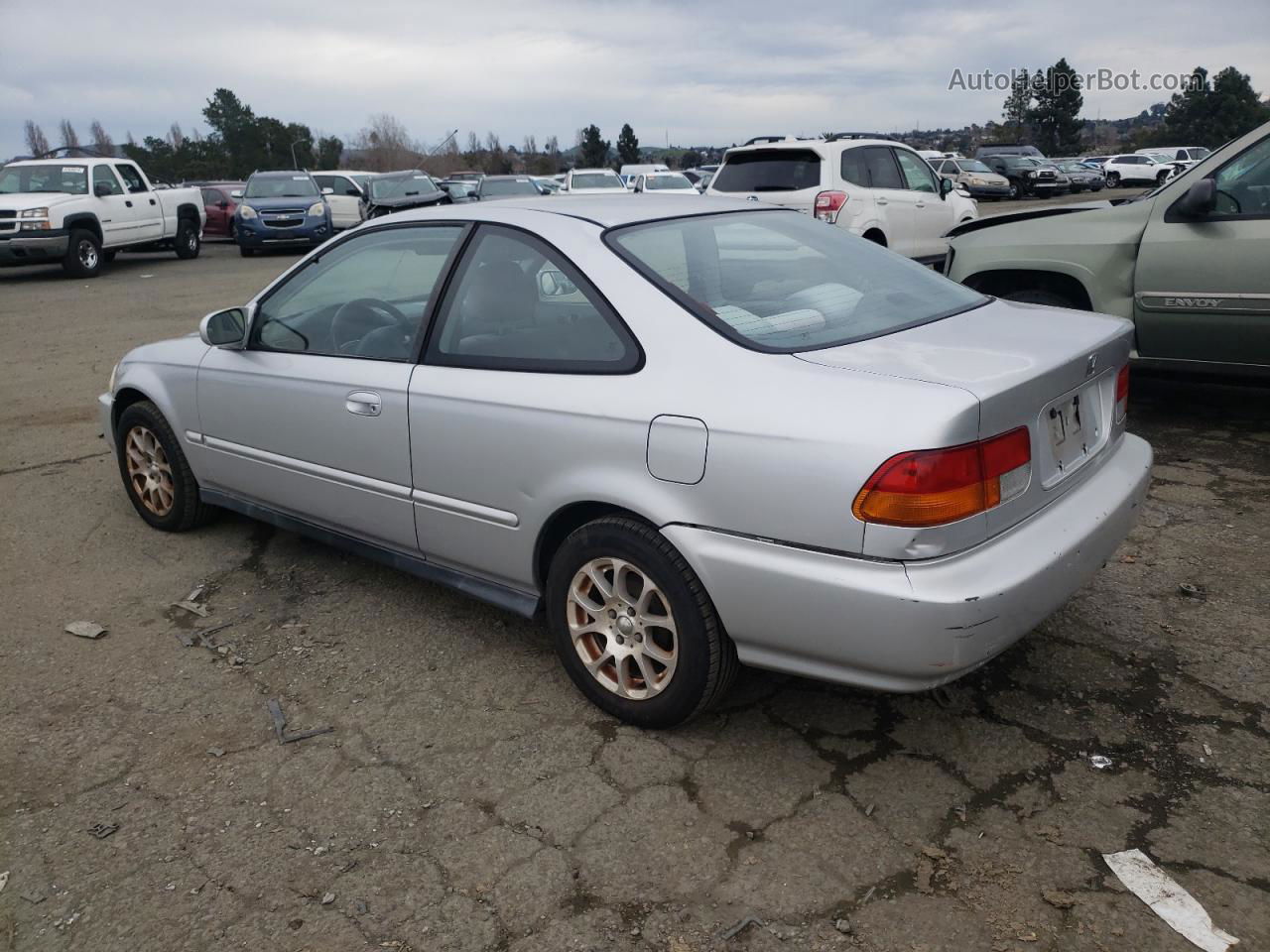 1998 Honda Civic Ex White vin: 1HGEJ8240WL060211