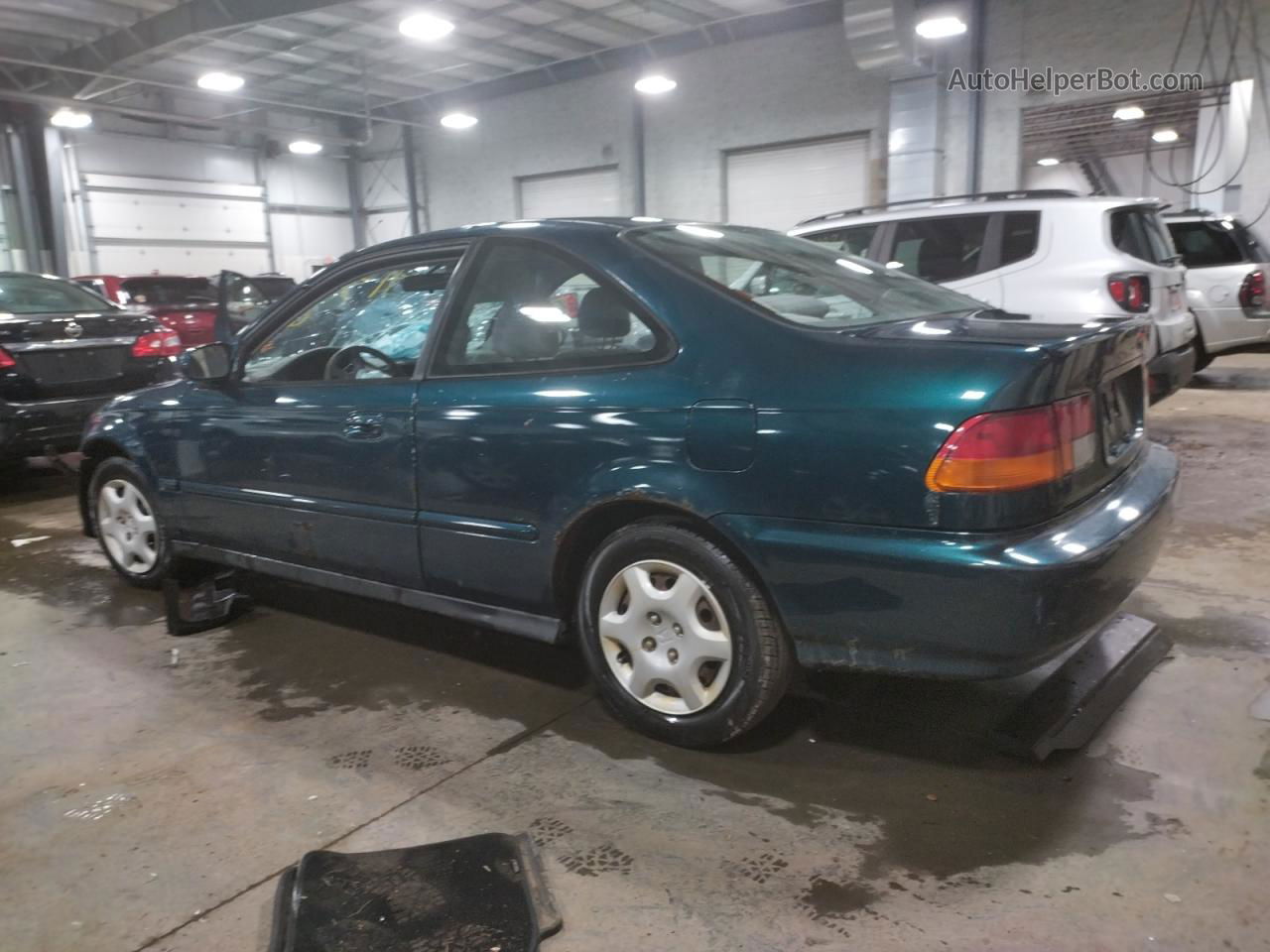 1998 Honda Civic Ex Green vin: 1HGEJ8241WL051467