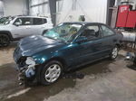 1998 Honda Civic Ex Зеленый vin: 1HGEJ8241WL051467