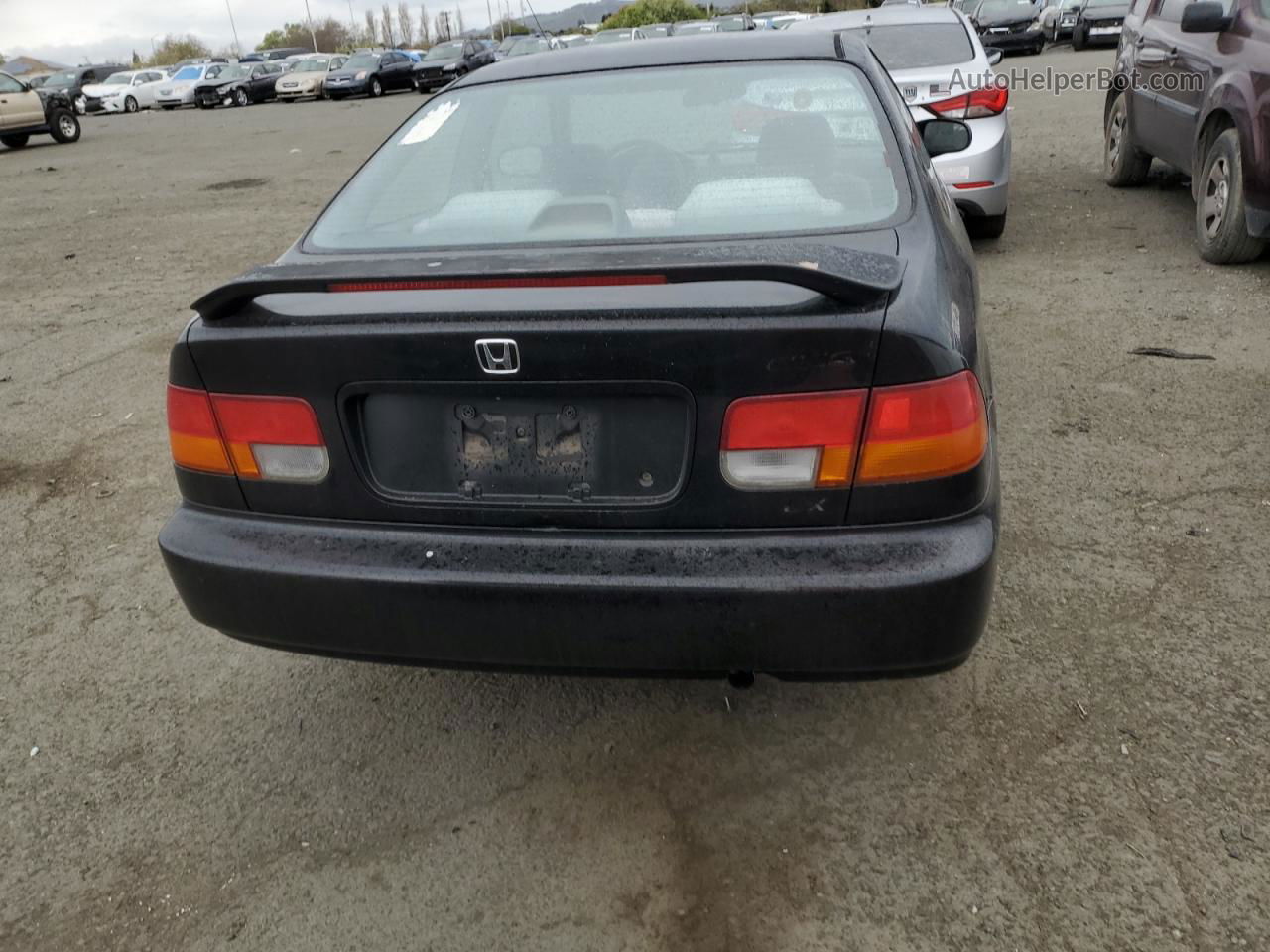 1996 Honda Civic Ex Black vin: 1HGEJ8242TL052994