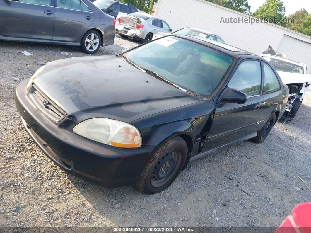 1998 Honda Civic Ex Черный vin: 1HGEJ8242WL129688